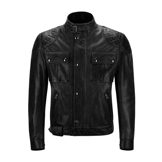 Belstaff Brooklands Leather Jacket - Black