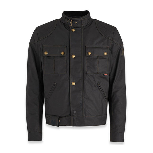 Belstaff Brooklands 2.0 Waxed Cotton Jacket - Black