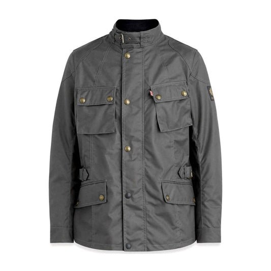 Belstaff Crosby Waxed Cotton Jacket - Granite Grey