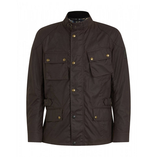 Belstaff Crosby Waxed Cotton Jacket - Mahogany