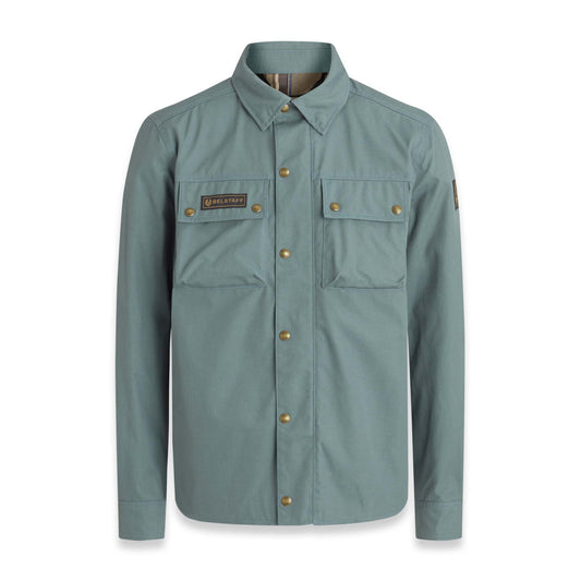 Belstaff Mansion Riding Shirt - Dark Steel Green