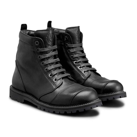 Belstaff Resolve Waterproof Leather Boots - Black