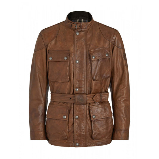 Belstaff Trialmaster Pro Leather Jacket - Burnt Cuero