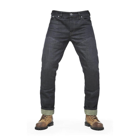 Fuel Greasy Selvedge Denim Jeans - Blue