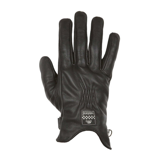 Helstons Condor Leather Gloves - Black