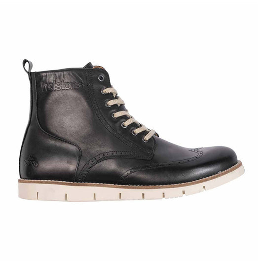 Helstons Holey Leather Boots - Black