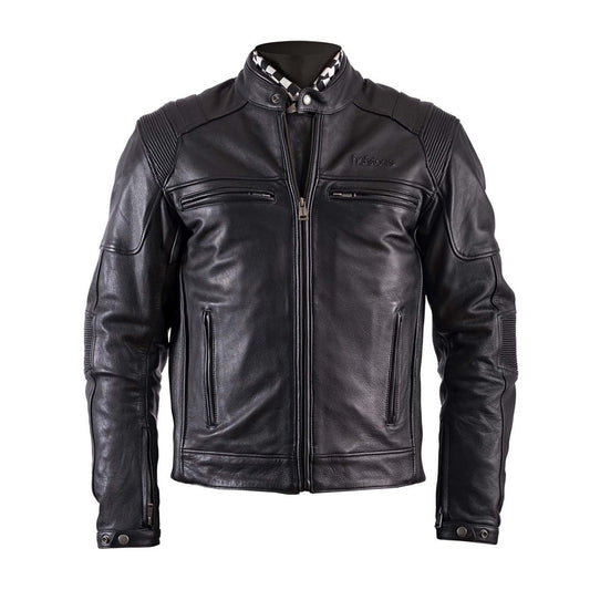 Helstons Trust Leather Jacket - Black