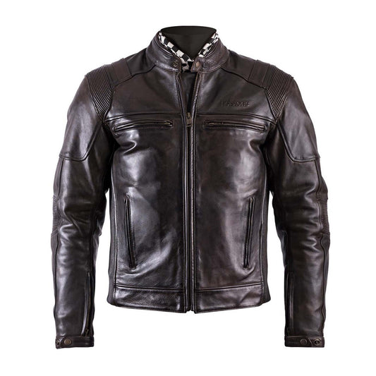 Helstons Trust Leather Jacket - Brown