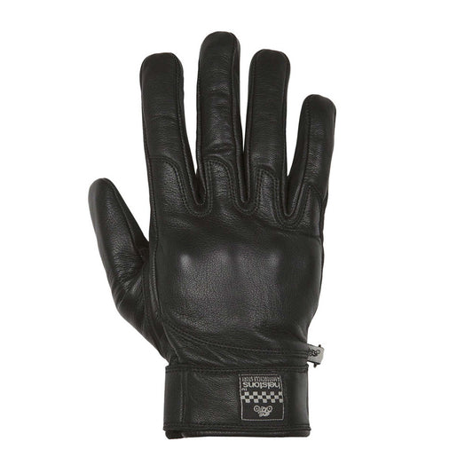 Helstons Wolf Leather Gloves - Black