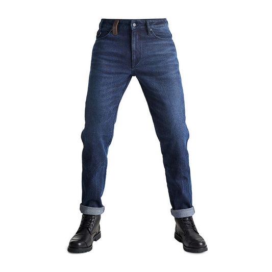 Pando Moto Arnie Slim Fit Armalith Jeans - Blue