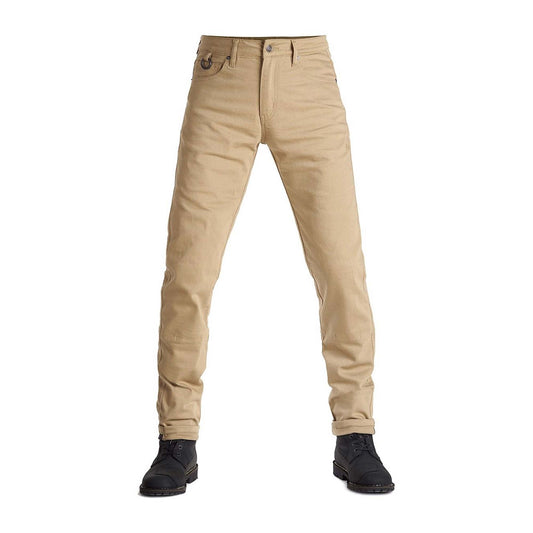 Pando Moto Robby Slim Fit Jeans - Beige