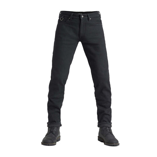 Pando Moto Steel Black 02 Slim Fit Jeans - Black