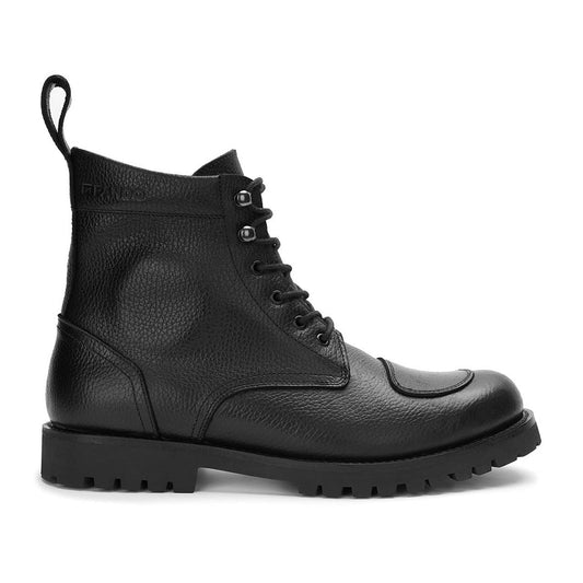 Pando Moto Tabi Leather Boots - Black