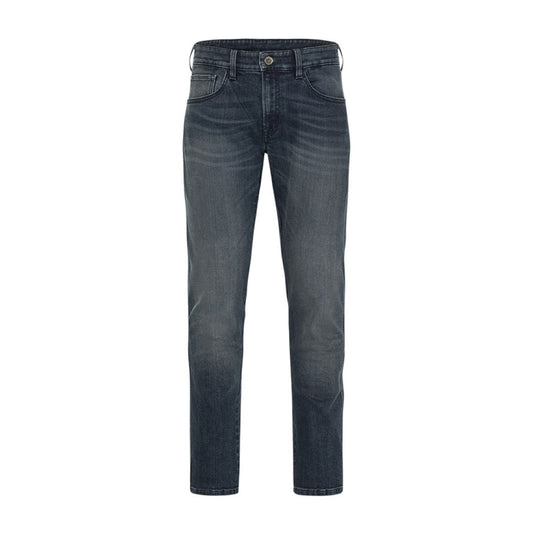 Rokker Rokkertech Tapered Slim Fit Jeans - Mid Blue