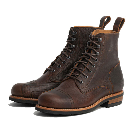 Rokker Urban Rebel Leather Boots - Brown