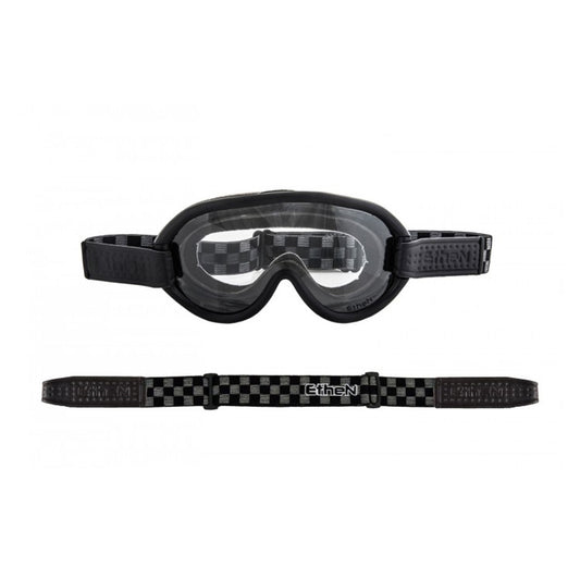 Ethen Scrambler Goggles - Black / Grey Checker