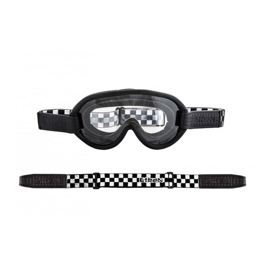 Ethen Scrambler Goggles - Black / White Checker